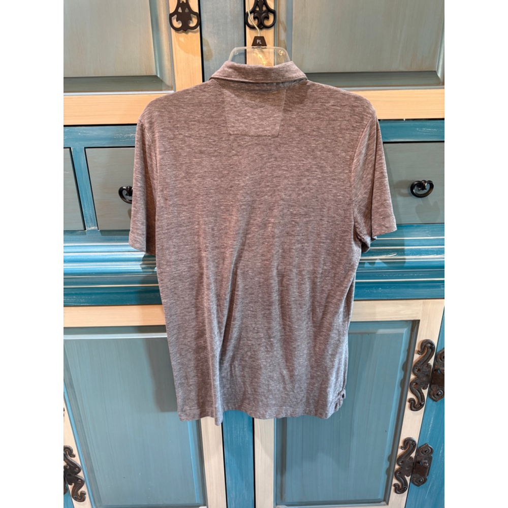 Men's Banana Republic Gray Polo Shirt M - Picture 3 of 5